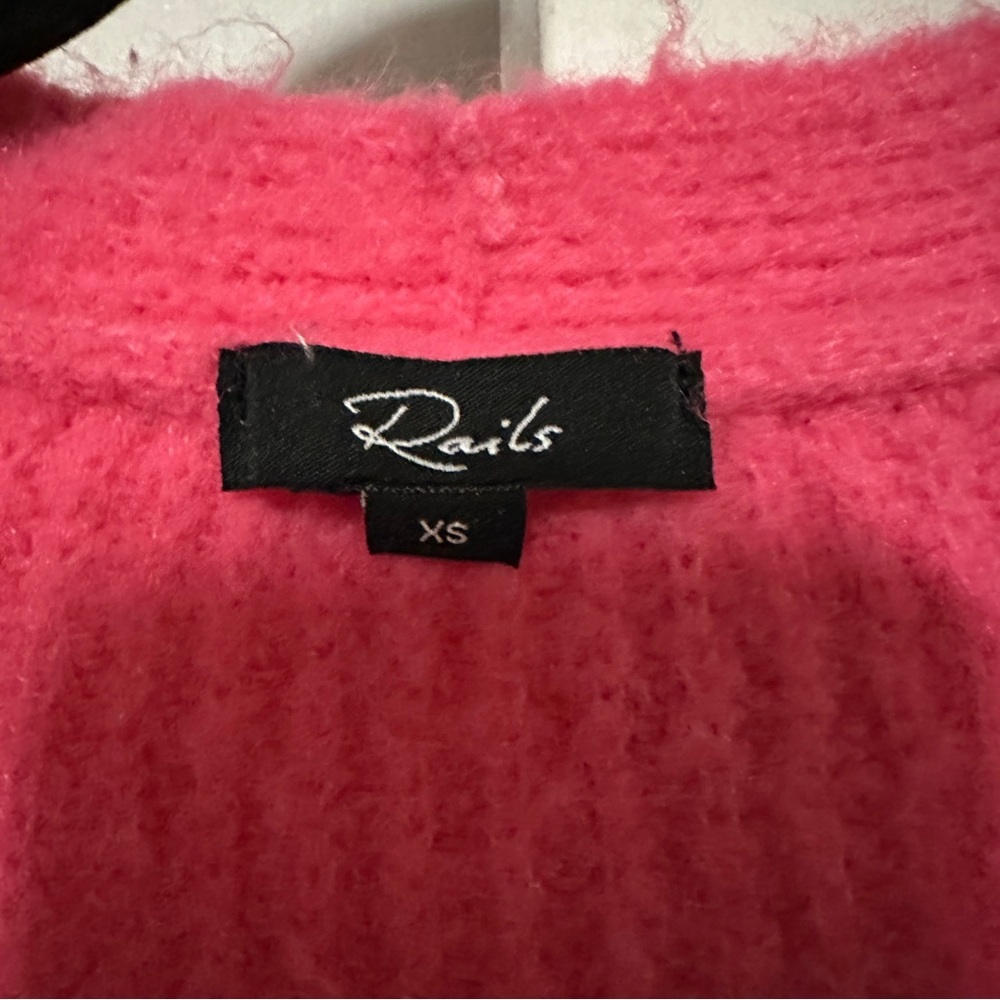 Rails Josie Pink Button Up Sweater Cardigan Size … - image 3